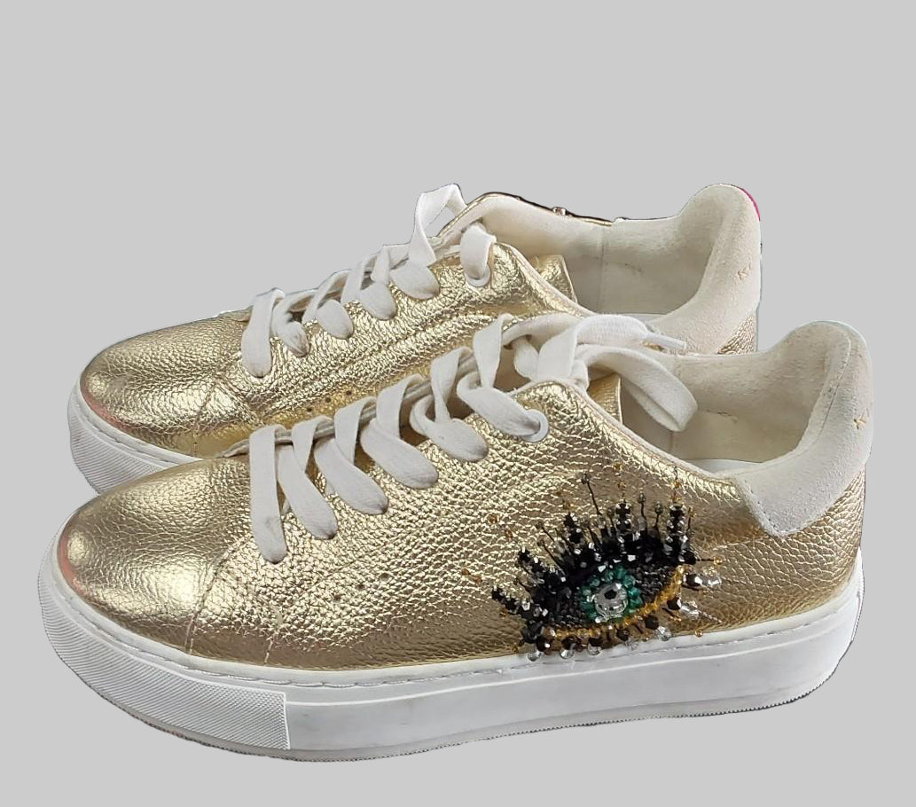 Kurt Gieger Woman's Sneakers with Eye Detailing